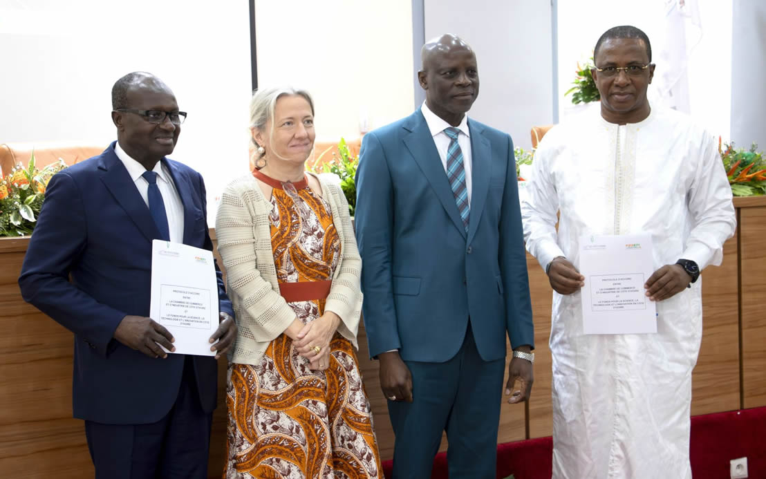 Le FONSTI finance 10 projets pour l'avenir de la Côte d'Ivoire