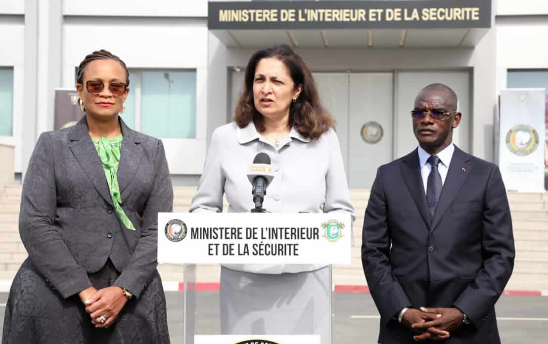 Renforcement de la sécurité bilatérale : Vagondo Diomandé rencontre Uzra Zeya