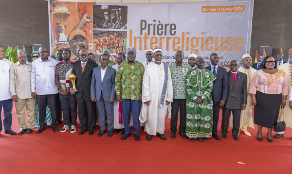 La Côte d'Ivoire organise un service œcuménique pour célébrer le triomphe de la CAN 2023